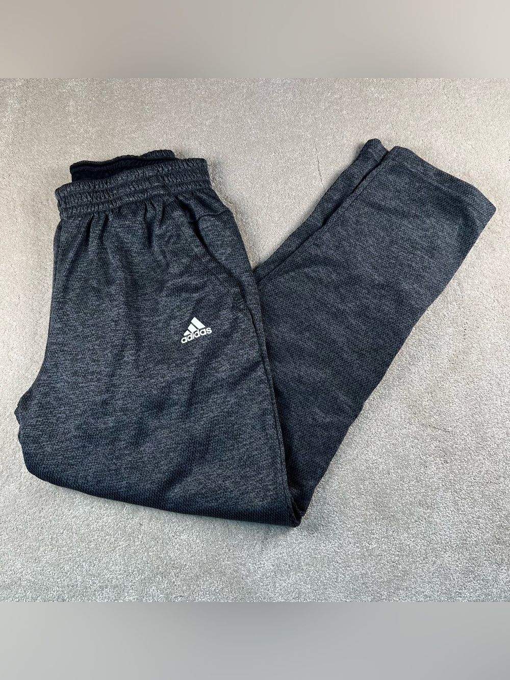 Adidas Pants Climawarm Jogger Grey Heathered Athletic Workout Men's Large